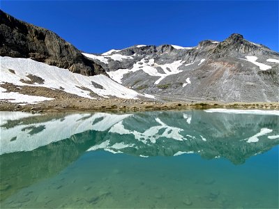 Panhandle Gap at Mt. Rainier NP in WA photo