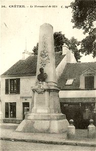 Créteil.Monument aux morts de 1870