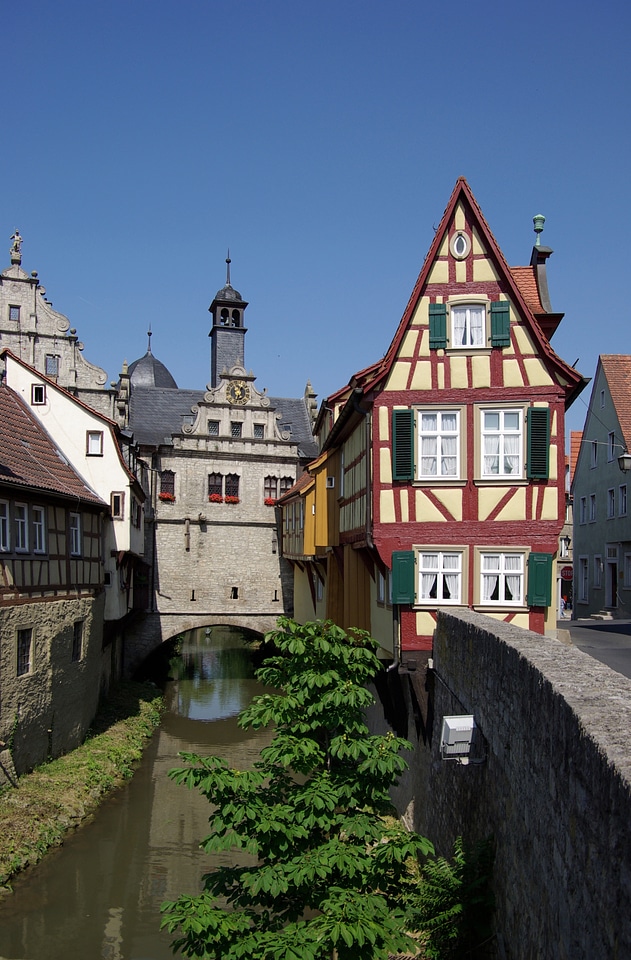 scenic historic houses in Marktbreit