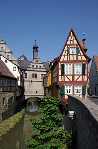 scenic historic houses in Marktbreit photo