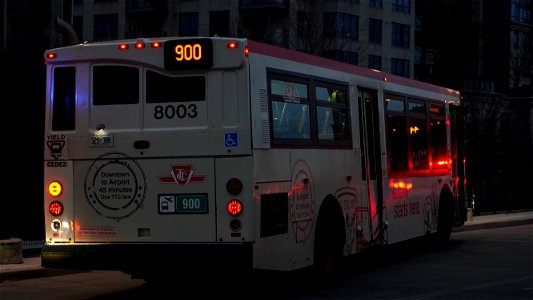 OG Airport bus at Kipling. photo