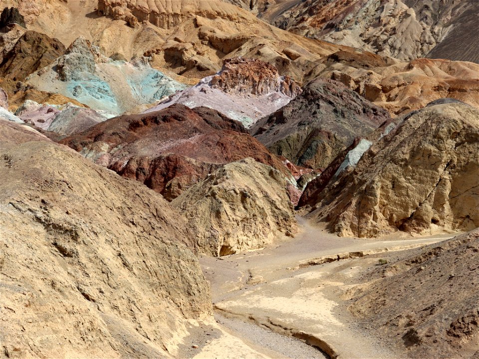 Artist Palette at Death Valley NP in CA