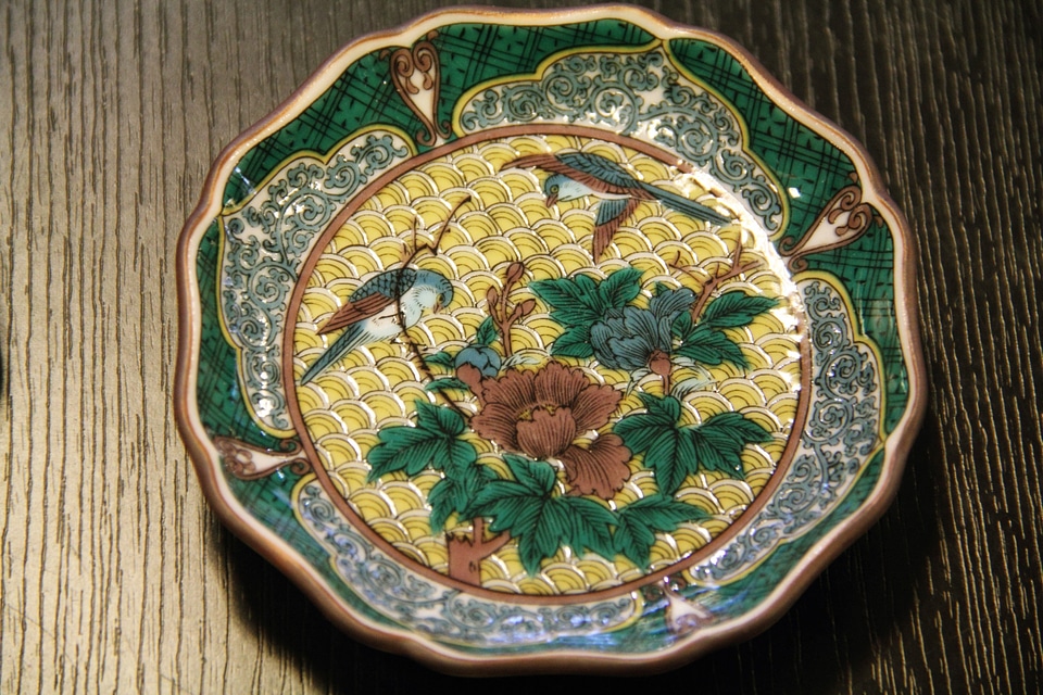 Kutani Japanese porcelain