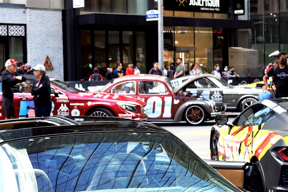 Gumball 3000 outside of Bay.