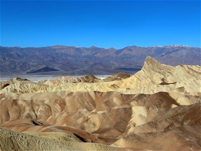 Zabriskie Point at Death Valley NP in CA photo