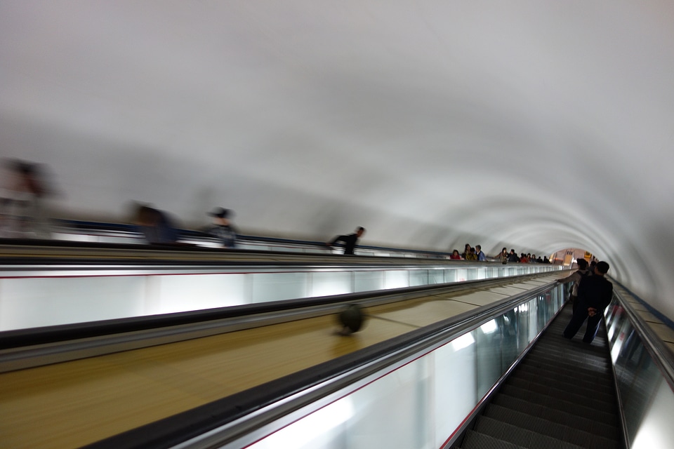 The Puhung subway station on a working day