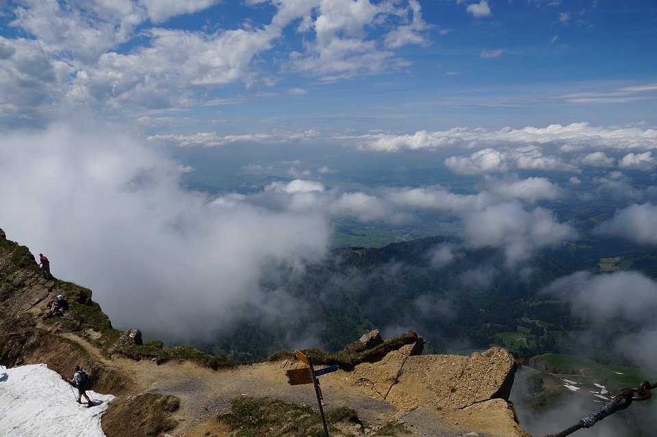 Glaernisch high mountain in Glarus