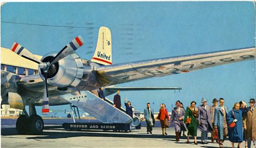 United Airlines Spacious DC-6