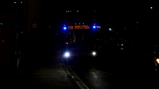 OG Airport bus at Terminal 1. photo