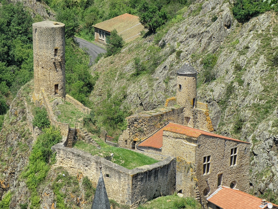 Saint-Floret Historic Castle France