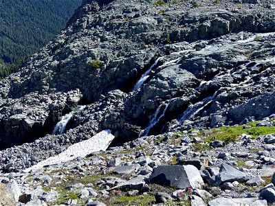 Panhandle Gap at Mt. Rainier NP in WA photo