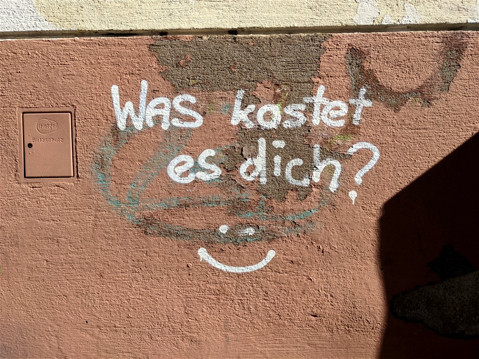 Was kostet es dich? :-)