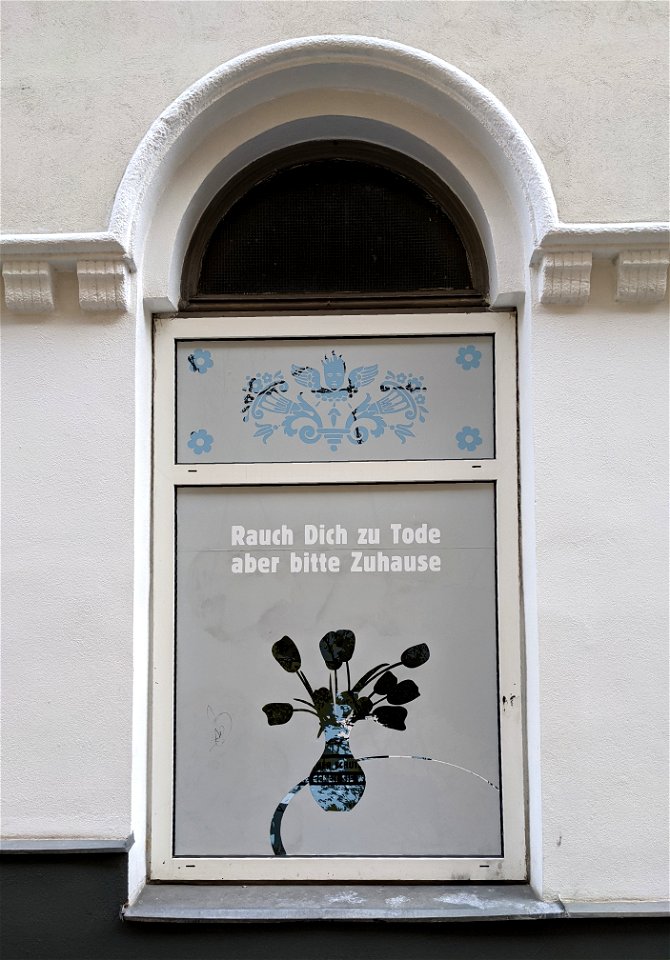 Rauch Dich zu Tode aber bitte Zuhause