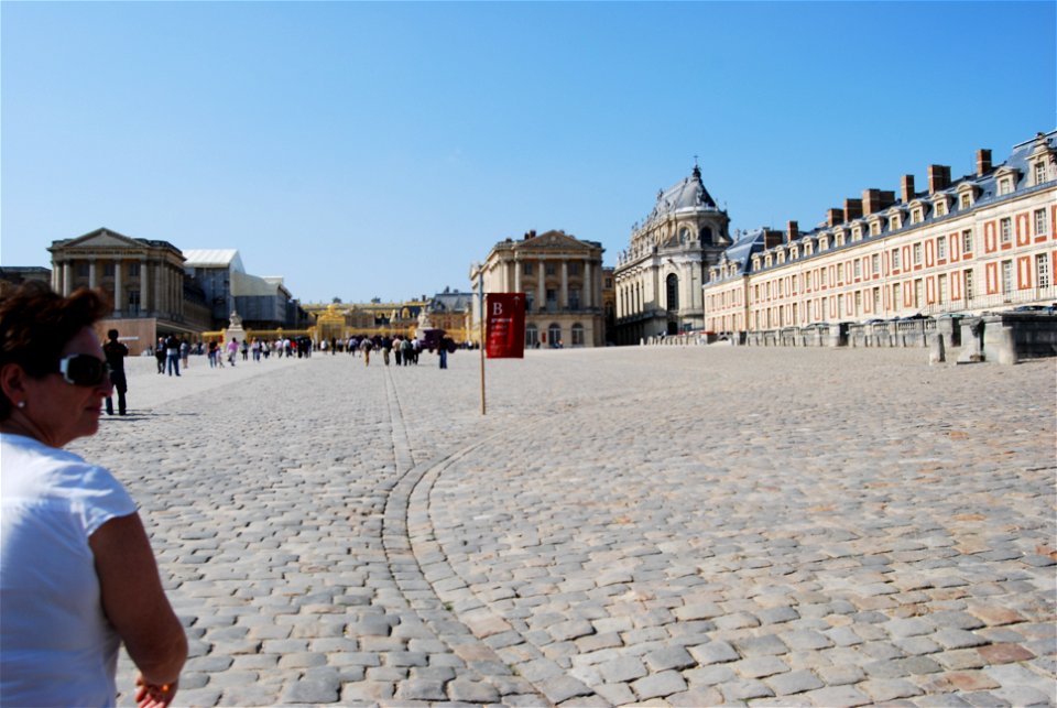 First view of Versailles Palace