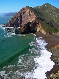 Tennessee Cove in Marin County, California