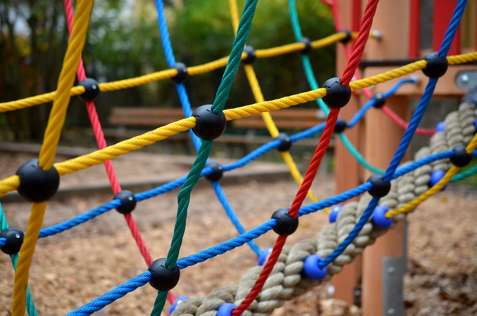 Children's playground climb play