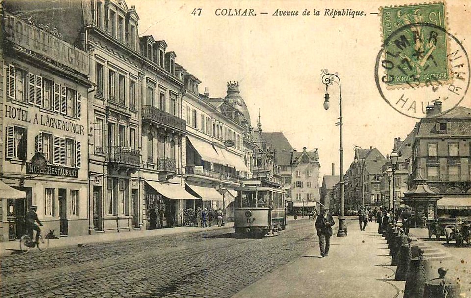 Colmar.avenue-republique-1921