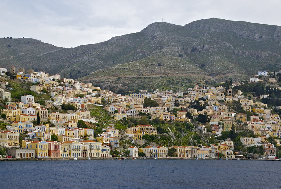 Symi island in Greece
