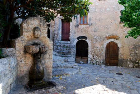 Courtyard in Eze