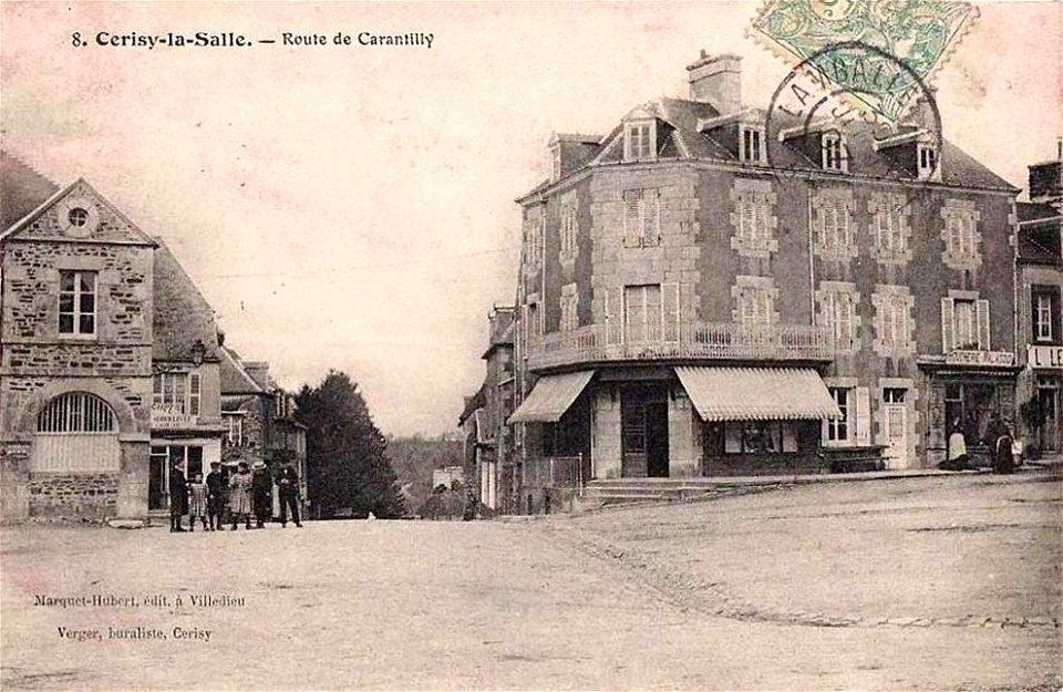 Cerisy-la-Salle.Route de Carantilly