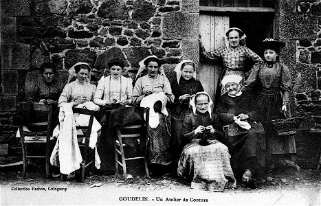 GOUDELIN BRETAGNE un atelier de couture