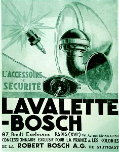 Ancienne publicité LAVALETTE-BOSCH 1950 photo