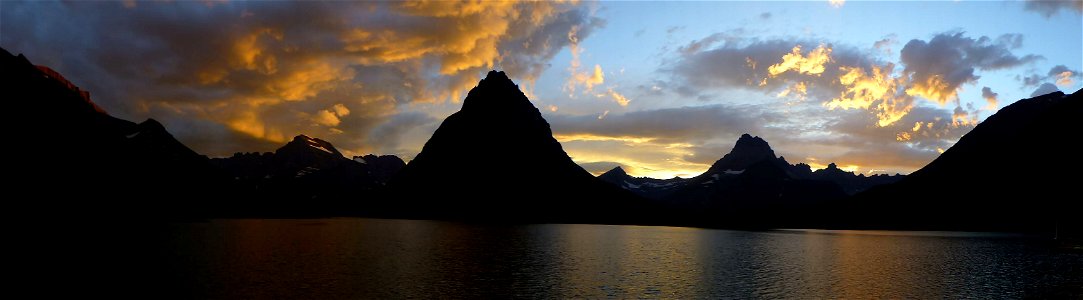 Swiftcurrent Panorama Sunset