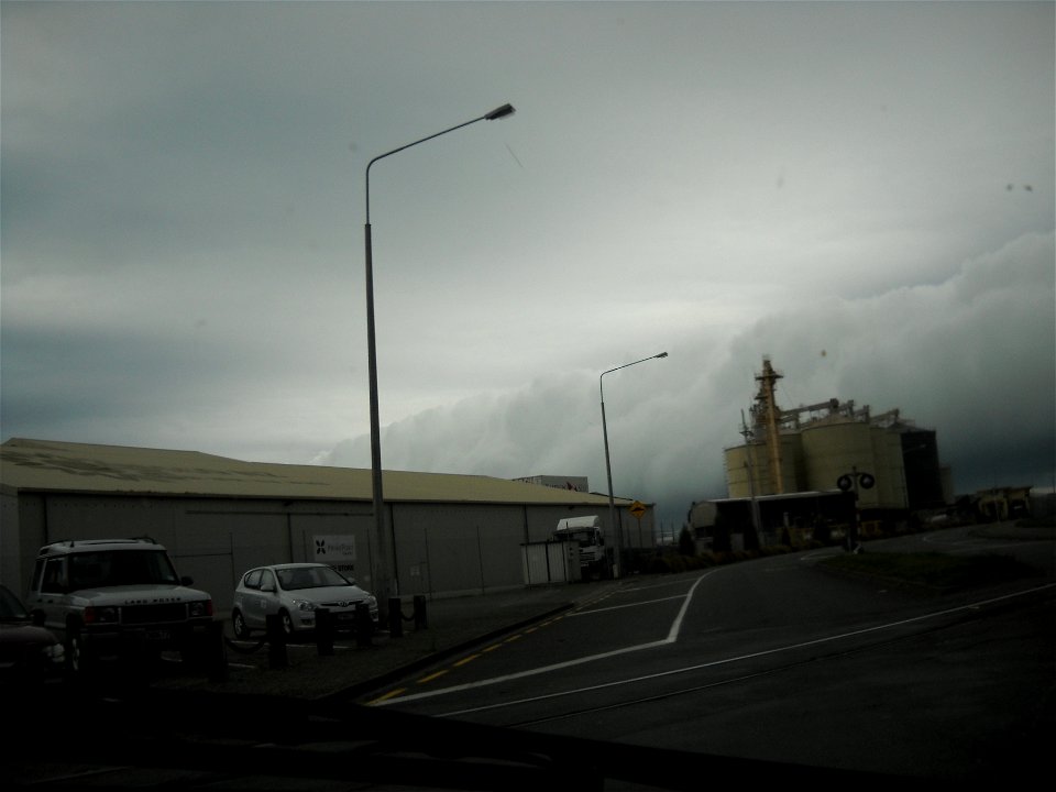 Cold front moving in