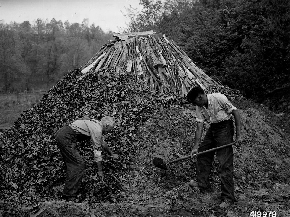Making Charcoal for an Iron Furnace