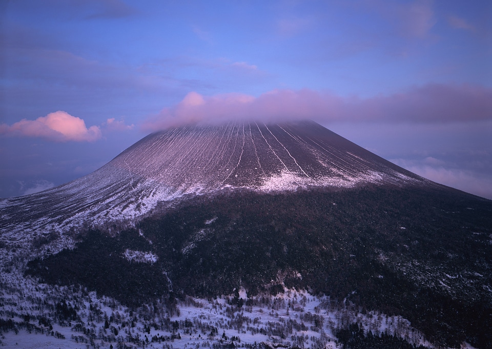 top of mount fuji from japan