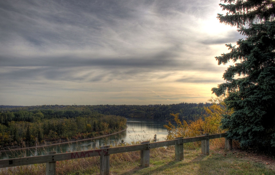 North Saskatchewan River valley