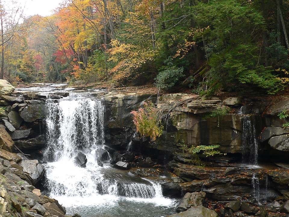 Waterfall on Laurel Creek photo