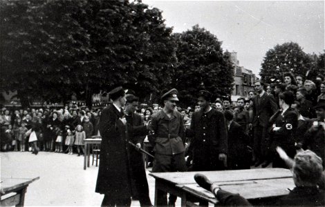 Libération de Guingamp en aoùt 1944 Bretagne photo