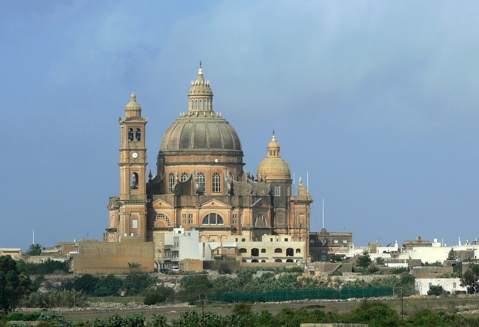 Malta - Gozo Island -Church of Saint John the Baptist, Xewkija