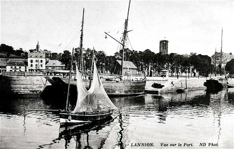 Lannion carte postale ancienne photo