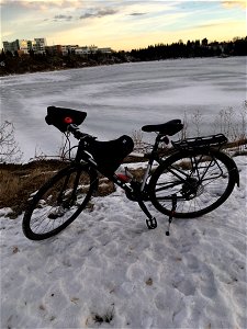 January bike ride photo