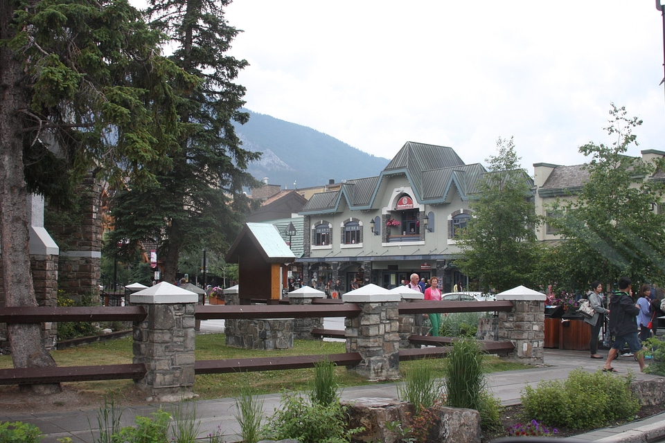 Banff Avenue shops Alberta, Canada