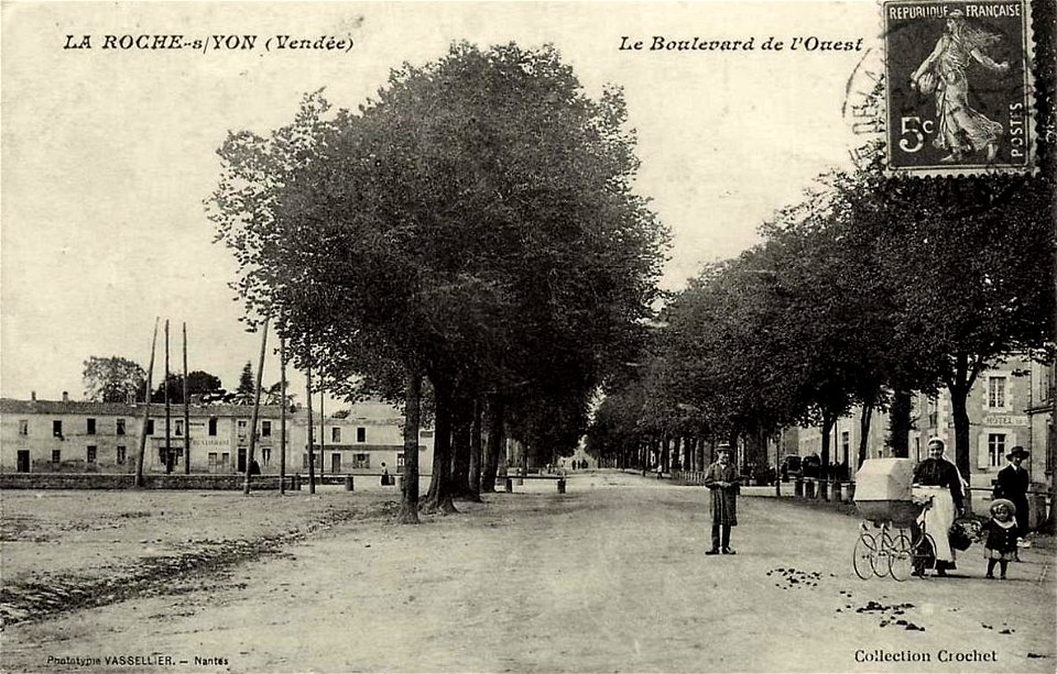 La Roche-sur-Yon.Boulevard de l'Ouest