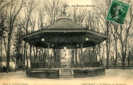 Chaumont-Haute-Marne.Le kiosque du boulingrin