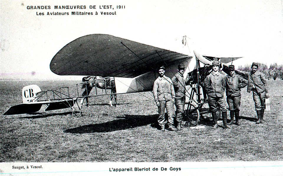 1911 Appareil BLERIOT de "DE GOYS"