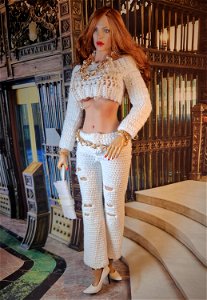 Big gal in Curvy Barbie