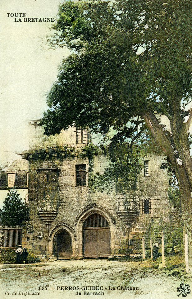 Manoir de Barac'h  Louannec CIRCA 1910