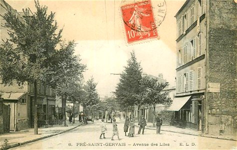 Le Pré-Saint-Gervais.Avenue des Lilas