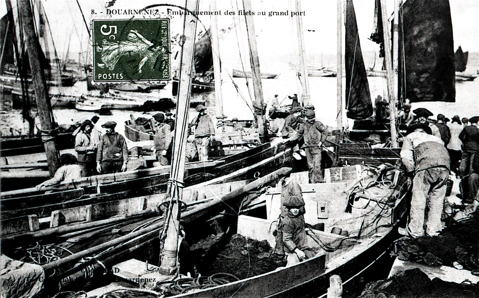 Douarnenez carte postale ancienne