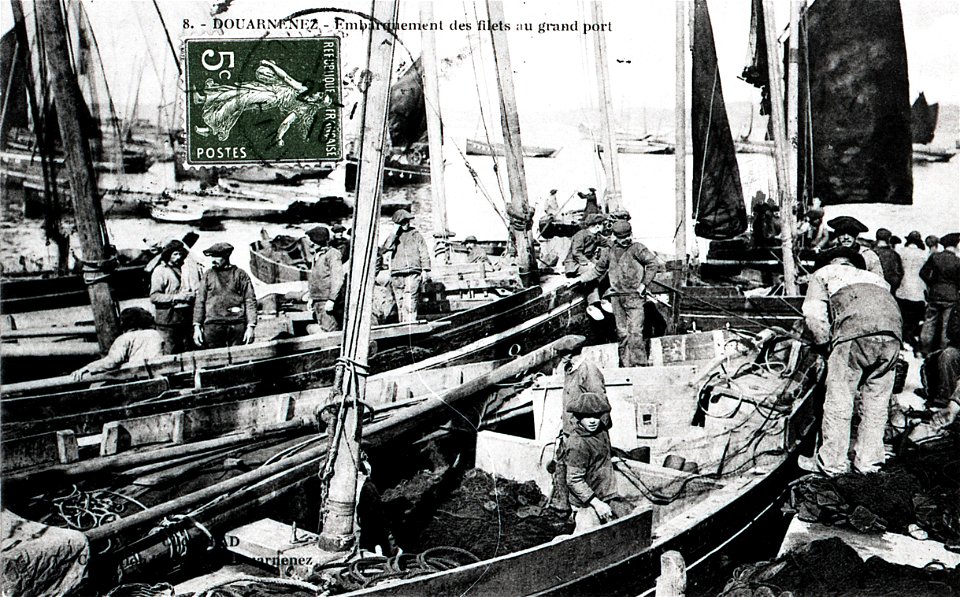 Douarnenez carte postale ancienne photo