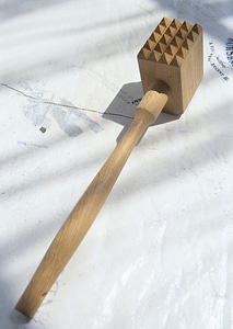 Meat wood hammer photo