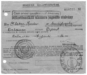 Hadifogoly utazási igazolvány