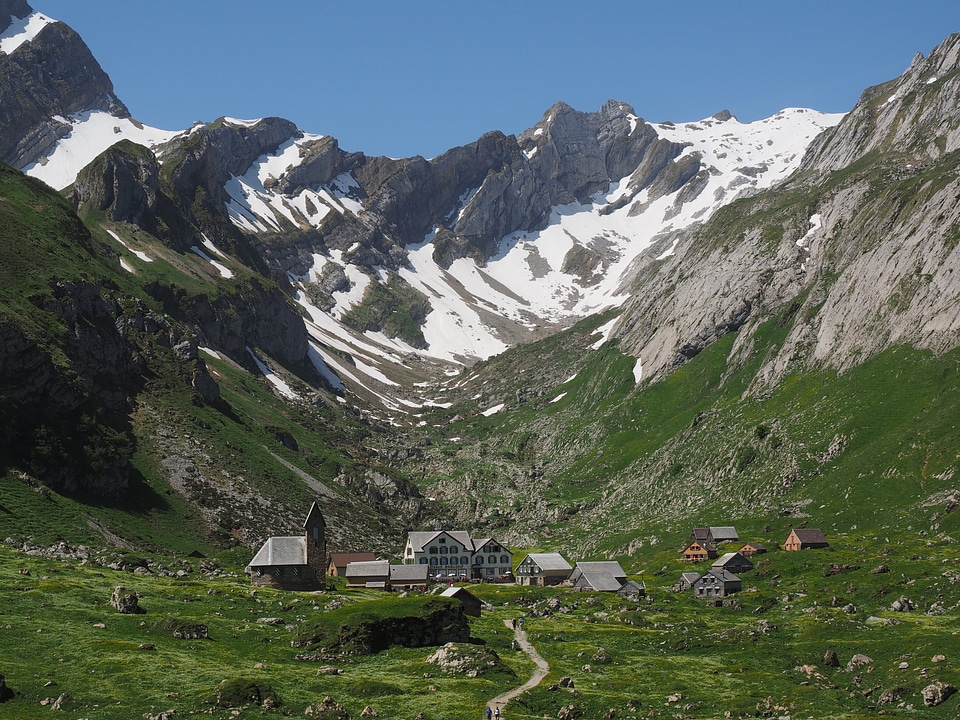 Alpine village appenzell innerrhoden