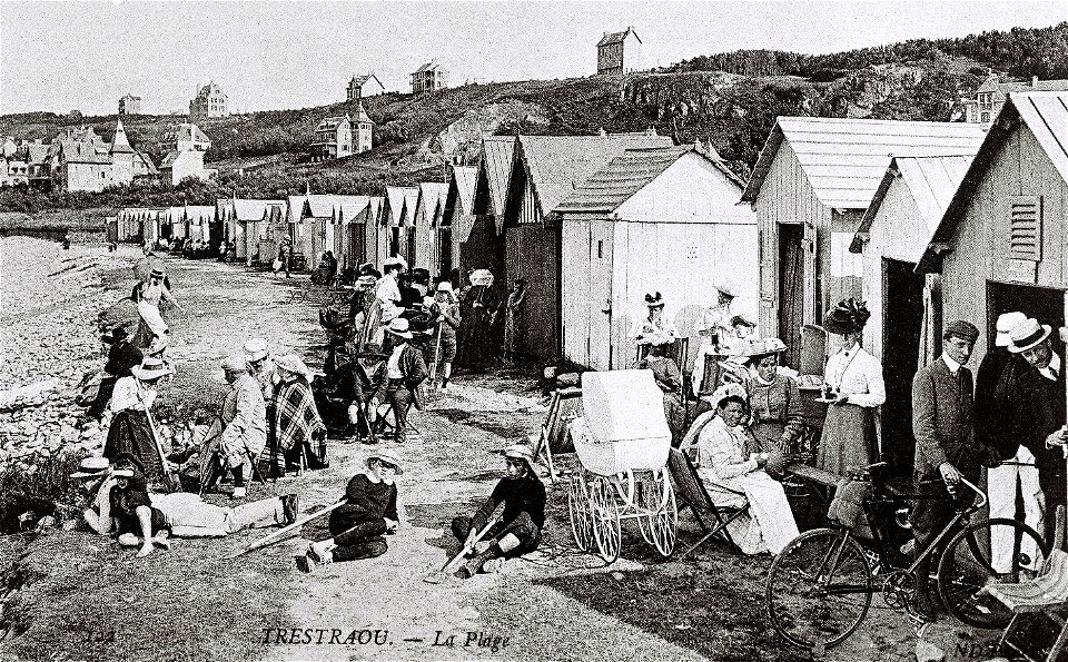 Trestraou La plage circa 1900