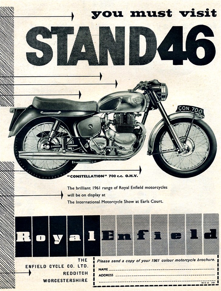 1961 Royal Enfield Constellation 700cc